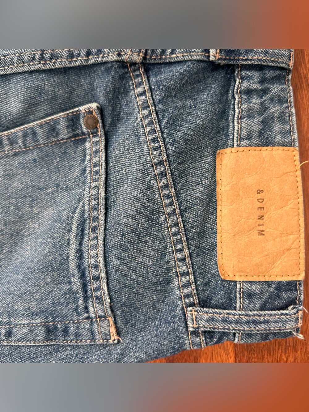 H&M &Denim Ultra High Waist Wide Leg Jeans Women’s Size 2 Blue Medium Wash - Picture 11 of 11